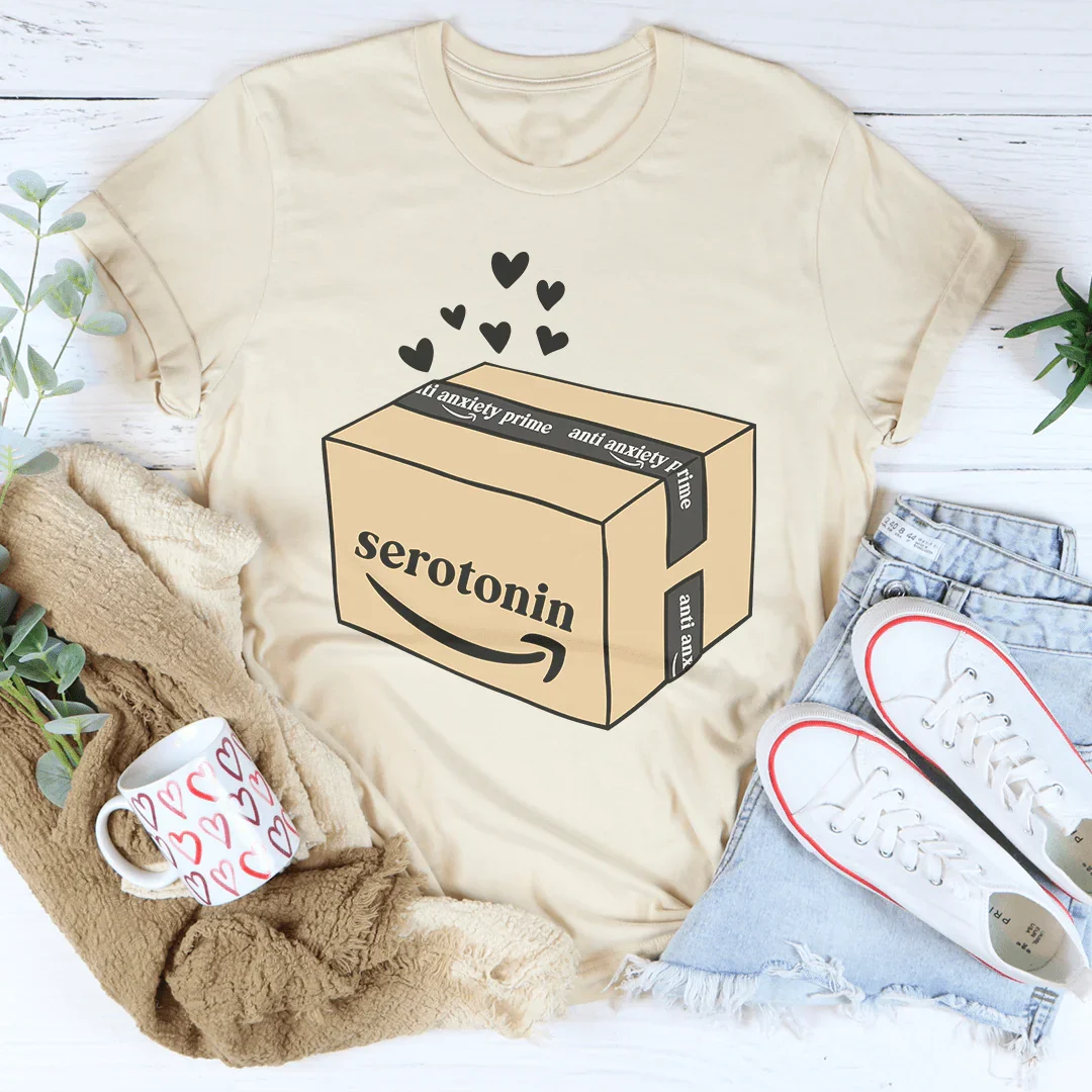Serotonin Tee Peachy Sunday