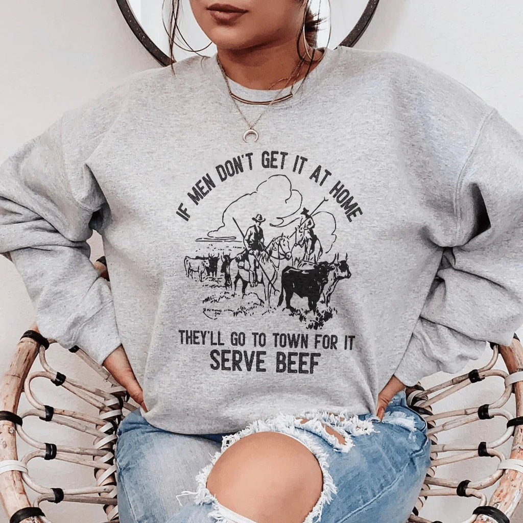 Serve Beef Sweatshirt