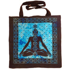 Seven Chakra Tie Dye Canvas Tote Bag For Yoga Gifts