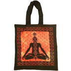 Seven Chakra Tie Dye Canvas Tote Bag For Yoga Gifts