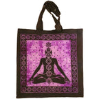 Seven Chakra Tie Dye Canvas Tote Bag For Yoga Gifts