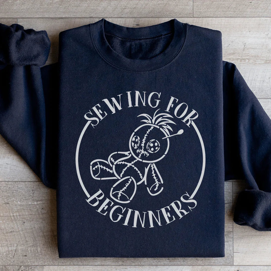 Sewing For Beginners Sweatshirt Peachy Sunday