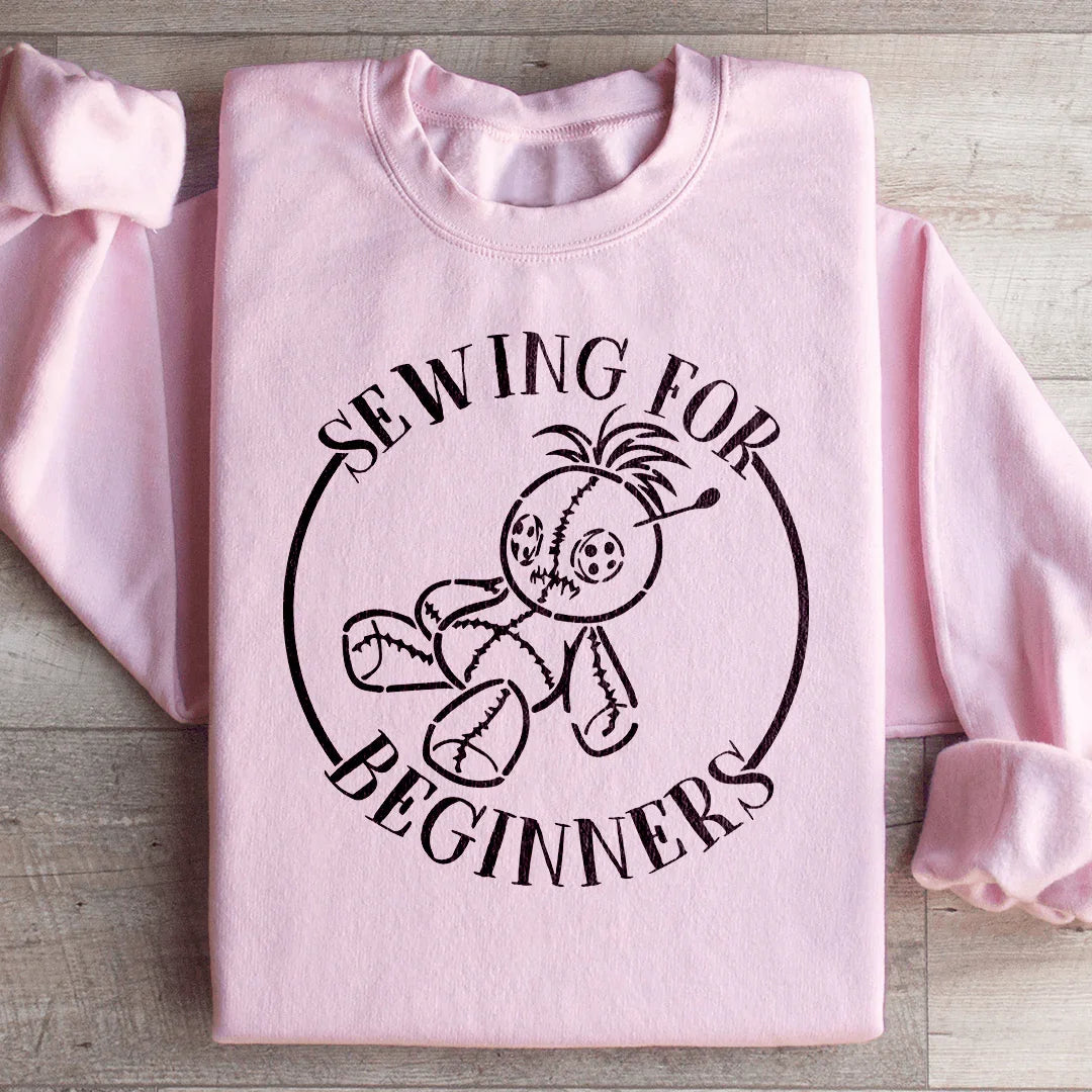 Sewing For Beginners Sweatshirt Peachy Sunday