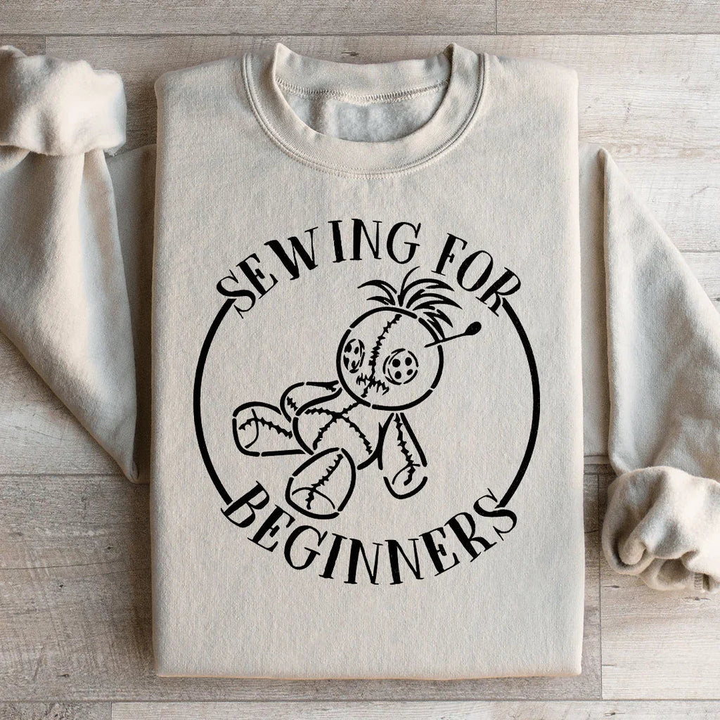Sewing For Beginners Sweatshirt Peachy Sunday