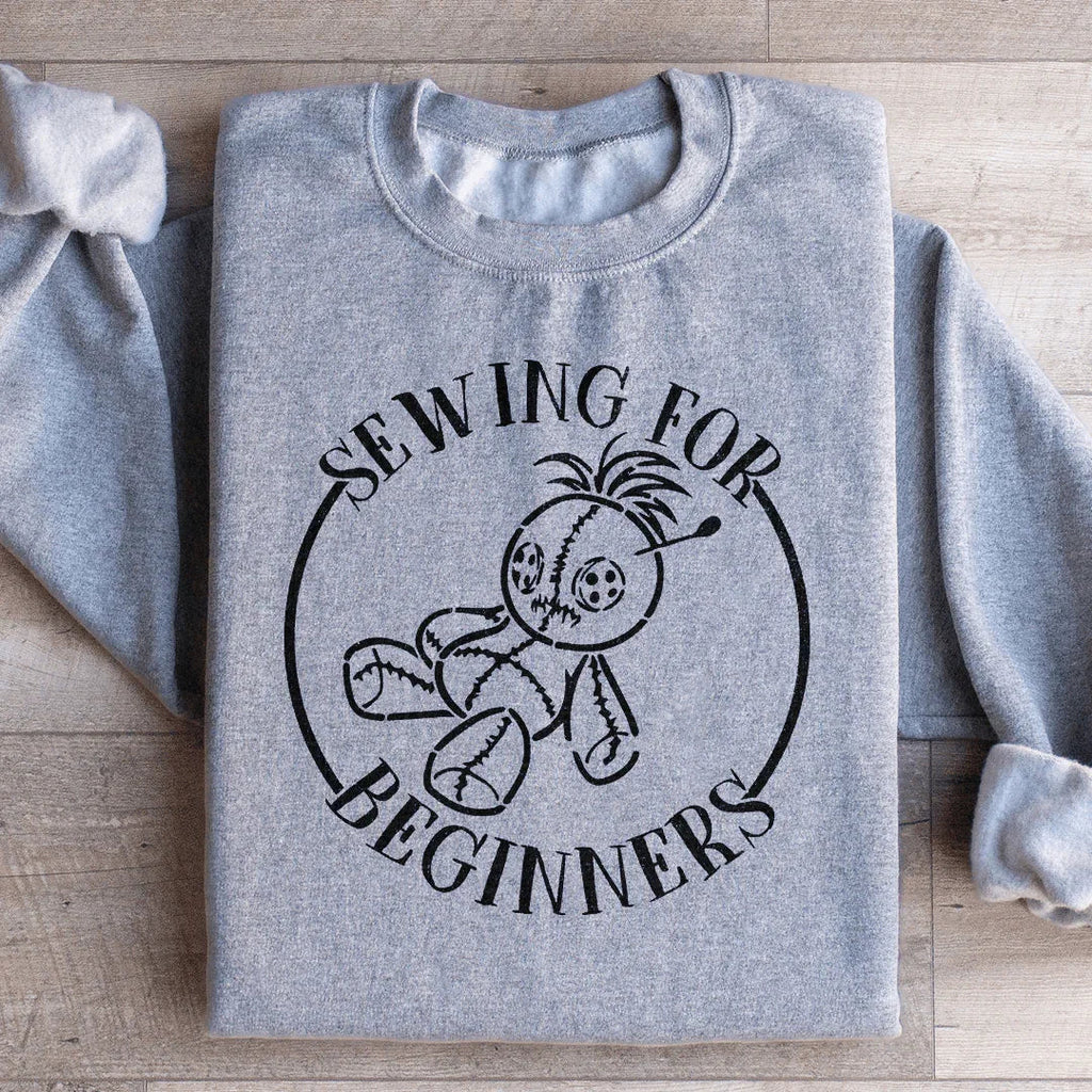 Sewing For Beginners Sweatshirt Peachy Sunday