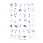 Sexy Lady Pattern 3D Nail Stickers Character Image Decals Slider Valentine Black White Nail Art Decoration Strip Line Nail Decal Self-Adhesive 3D Wave Design Decoration for Women Girls Art Stickers Decal Decoration Metallic Curve Strip Line Nail Stevvex