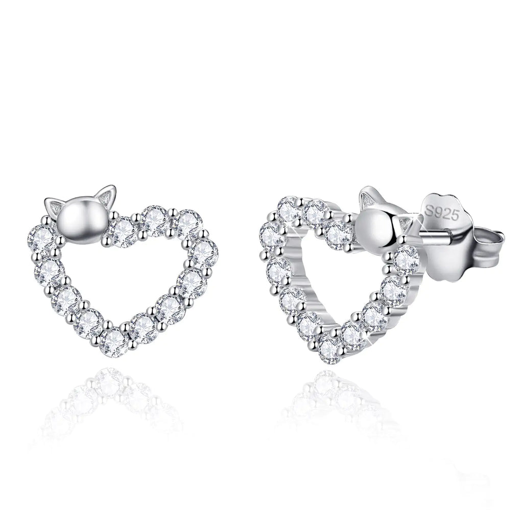Heart Stud Earrings Pi-Mart