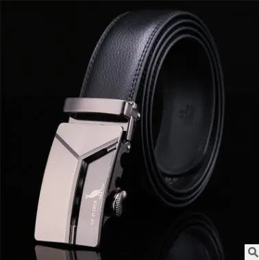 Men's Genuine Leather Automatic Buckle Belt Pi-Mart