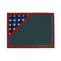 Shadow box for American 4'x6' Flag - Cherry Material. The Military Gift Store