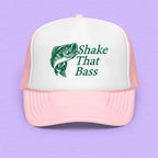 Shake That Bass Trucker Hat Peachy Sunday