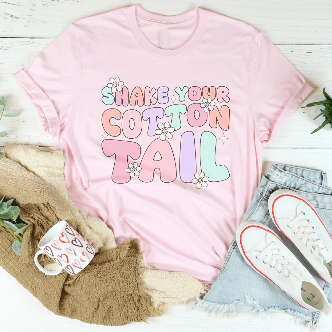 Shake Your Cotton Tail Tee Peachy Sunday