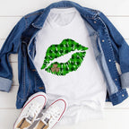 Shamrock Lips Tee - SJB-DIAMOND ELITES