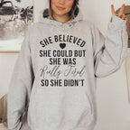 She Believed She Could Hoodie Peachy Sunday