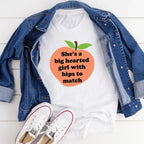 She's A Big Hearted Girl With Hips to Match Tee - SJB-DIAMOND ELITES