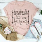 She's Fire & Ice Tee Peachy Sunday