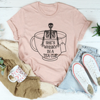 She's Whisky In A Tea Cup Tee Peachy Sunday