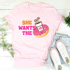 She Wants Donuts Tee