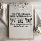 She Will Carry On Sweatshirt Peachy Sunday