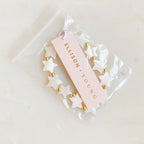 Shelly Star Stretch Shell Bracelet With Gold Bead Accents