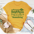 Shenanigans Because Life More Fun Tee Peachy Sunday