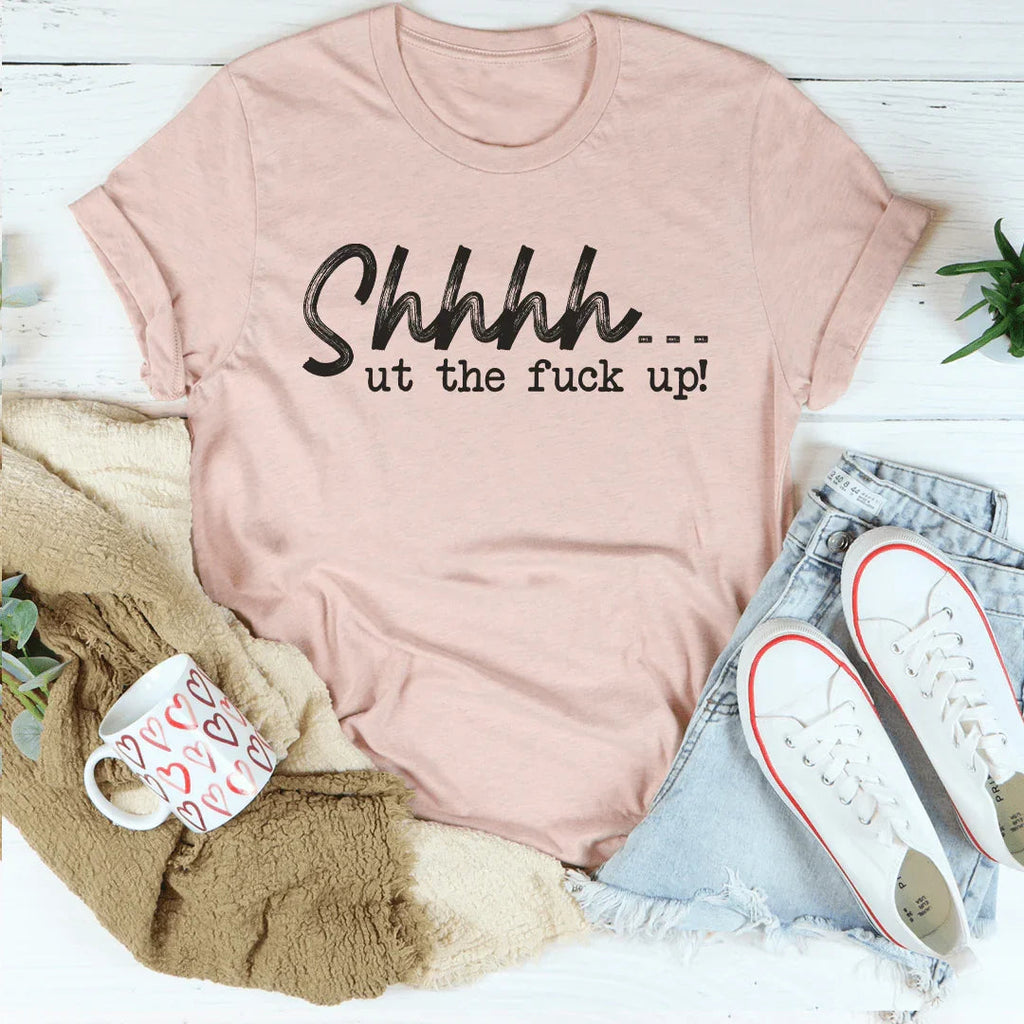 Shhhh Tee Peachy Sunday