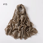 Shining Artificial Bright Silk Hijab (MH100)