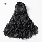 Shining Artificial Bright Silk Hijab (MH100)