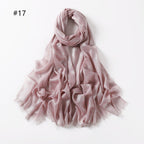 Shining Artificial Bright Silk Hijab (MH100)