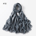 Shining Artificial Bright Silk Hijab (MH100)