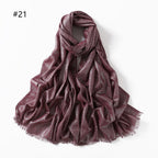 Shining Artificial Bright Silk Hijab (MH100)
