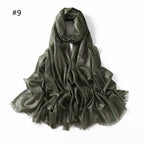 Shining Artificial Bright Silk Hijab (MH100)