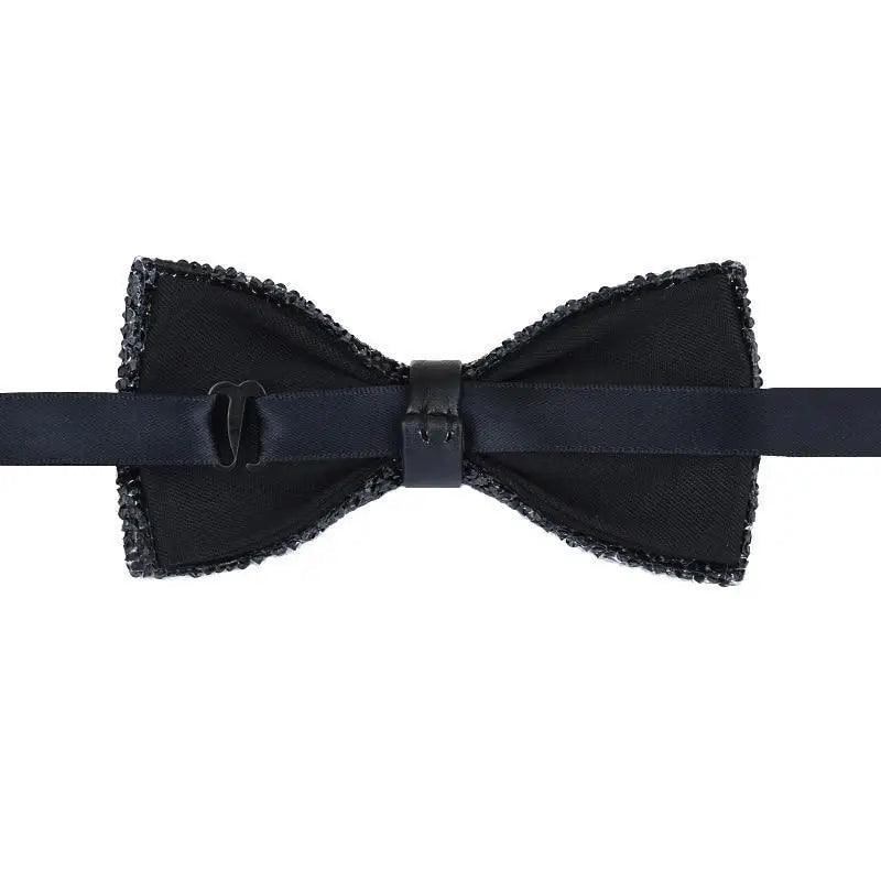 Shiny Butterfly Men Bowtie Sparkling Wedding Bridegroom Bow Ties  Adjustable Length Party Bowties Stevvex