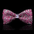 Shiny Butterfly Men Bowtie Sparkling Wedding Bridegroom Bow Ties  Adjustable Length Party Bowties Stevvex