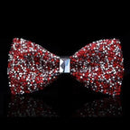 Shiny Butterfly Men Bowtie Sparkling Wedding Bridegroom Bow Ties  Adjustable Length Party Bowties Stevvex