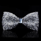 Shiny Butterfly Men Bowtie Sparkling Wedding Bridegroom Bow Ties  Adjustable Length Party Bowties Stevvex