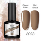Shiny Womens Gel Nail Polish Permanent Painting Glossy Matte Effect For Manicure Nail Art Design For Womens and Girls Stevvex