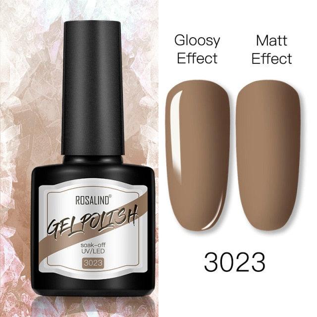 Shiny Womens Gel Nail Polish Permanent Painting Glossy Matte Effect For Manicure Nail Art Design For Womens and Girls Stevvex