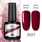 Shiny Womens Gel Nail Polish Permanent Painting Glossy Matte Effect For Manicure Nail Art Design For Womens and Girls Stevvex