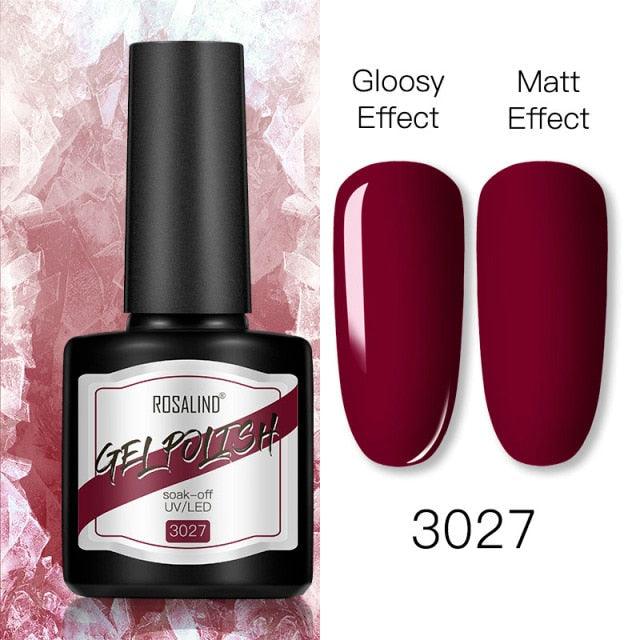 Shiny Womens Gel Nail Polish Permanent Painting Glossy Matte Effect For Manicure Nail Art Design For Womens and Girls Stevvex