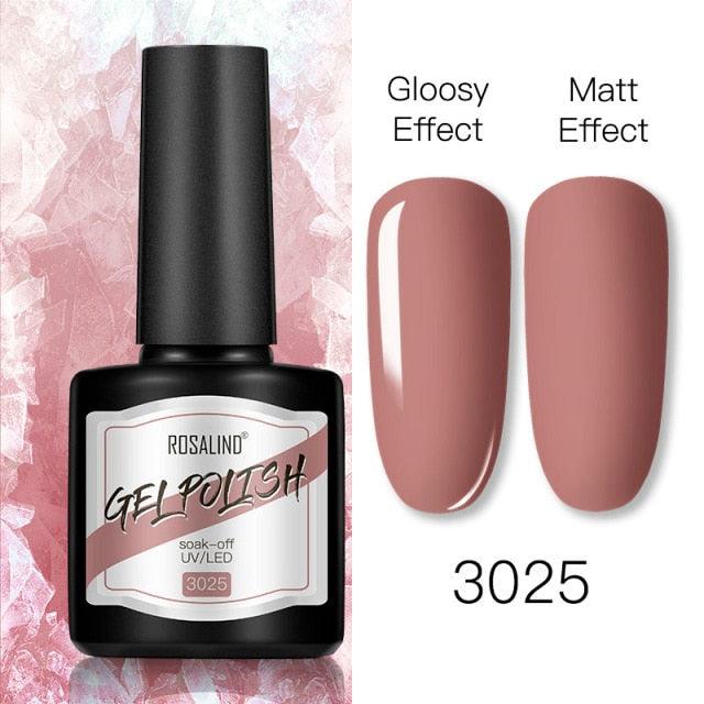 Shiny Womens Gel Nail Polish Permanent Painting Glossy Matte Effect For Manicure Nail Art Design For Womens and Girls Stevvex