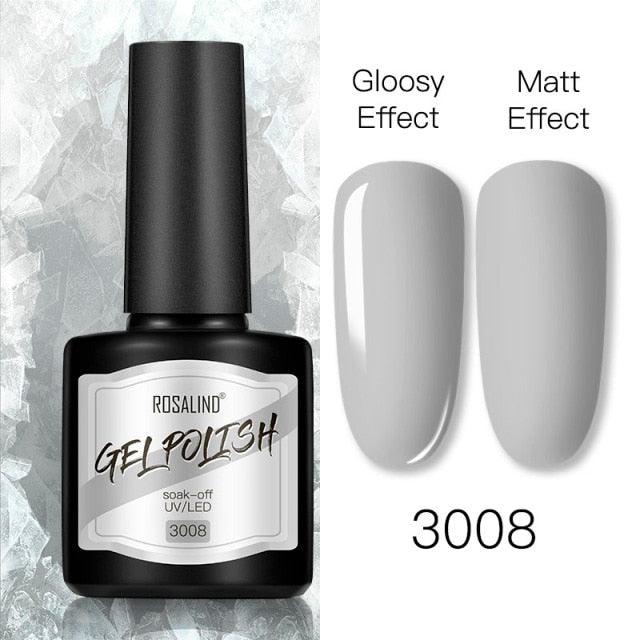 Shiny Womens Gel Nail Polish Permanent Painting Glossy Matte Effect For Manicure Nail Art Design For Womens and Girls Stevvex
