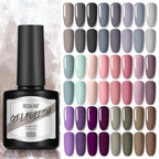 Shiny Womens Gel Nail Polish Permanent Painting Glossy Matte Effect For Manicure Nail Art Design For Womens and Girls Stevvex