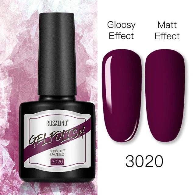 Shiny Womens Gel Nail Polish Permanent Painting Glossy Matte Effect For Manicure Nail Art Design For Womens and Girls Stevvex