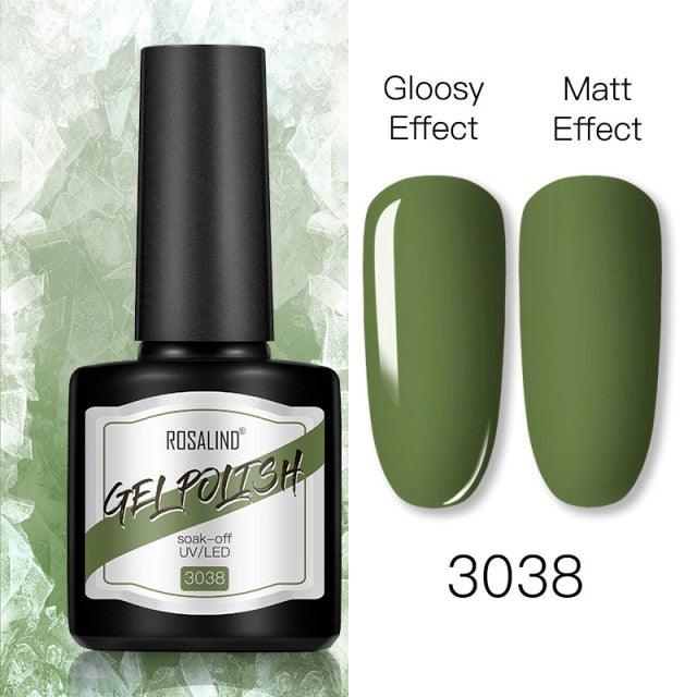 Shiny Womens Gel Nail Polish Permanent Painting Glossy Matte Effect For Manicure Nail Art Design For Womens and Girls Stevvex