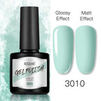 Shiny Womens Gel Nail Polish Permanent Painting Glossy Matte Effect For Manicure Nail Art Design For Womens and Girls Stevvex
