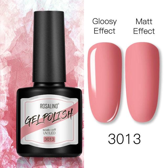 Shiny Womens Gel Nail Polish Permanent Painting Glossy Matte Effect For Manicure Nail Art Design For Womens and Girls Stevvex