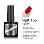 Shiny Womens Gel Nail Polish Permanent Painting Glossy Matte Effect For Manicure Nail Art Design For Womens and Girls Stevvex