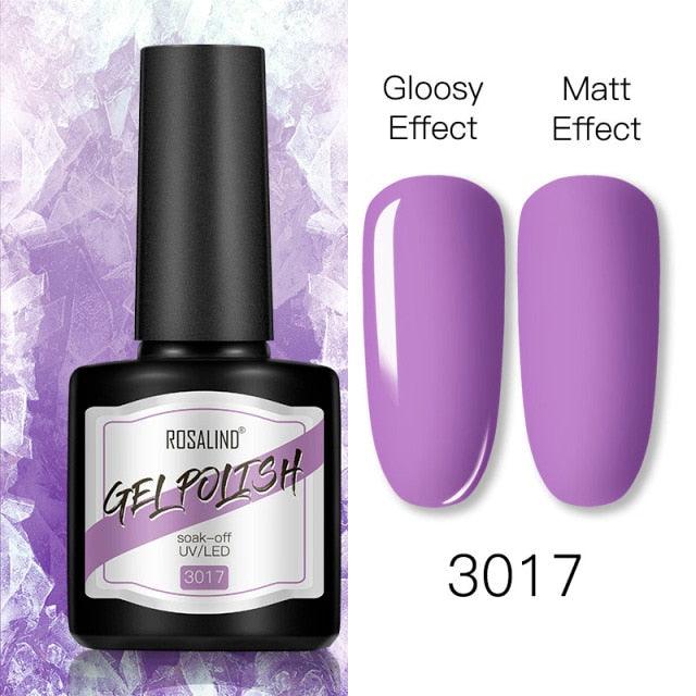 Shiny Womens Gel Nail Polish Permanent Painting Glossy Matte Effect For Manicure Nail Art Design For Womens and Girls Stevvex