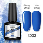 Shiny Womens Gel Nail Polish Permanent Painting Glossy Matte Effect For Manicure Nail Art Design For Womens and Girls Stevvex