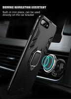 Shockproof Armor Case For iPhone XR iPhone X Xs Xs Max Stand Holder Ring Phone Cover for iPhone 6 6S 6PLUS 7 8 plus  Slim Durable Soft Anti-Scratch 360 Degree Rotating Ring Holder Kickstand Protective With Magnetic Case Stevvex